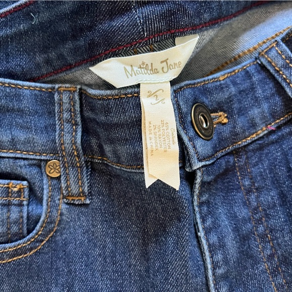 Matilda Jane Women’s Dark Wash Denim Skinny Jeans - Picture 10 of 10